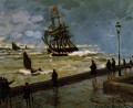 die Anlegestelle von Le Havre in Raue westher II Claude Monet